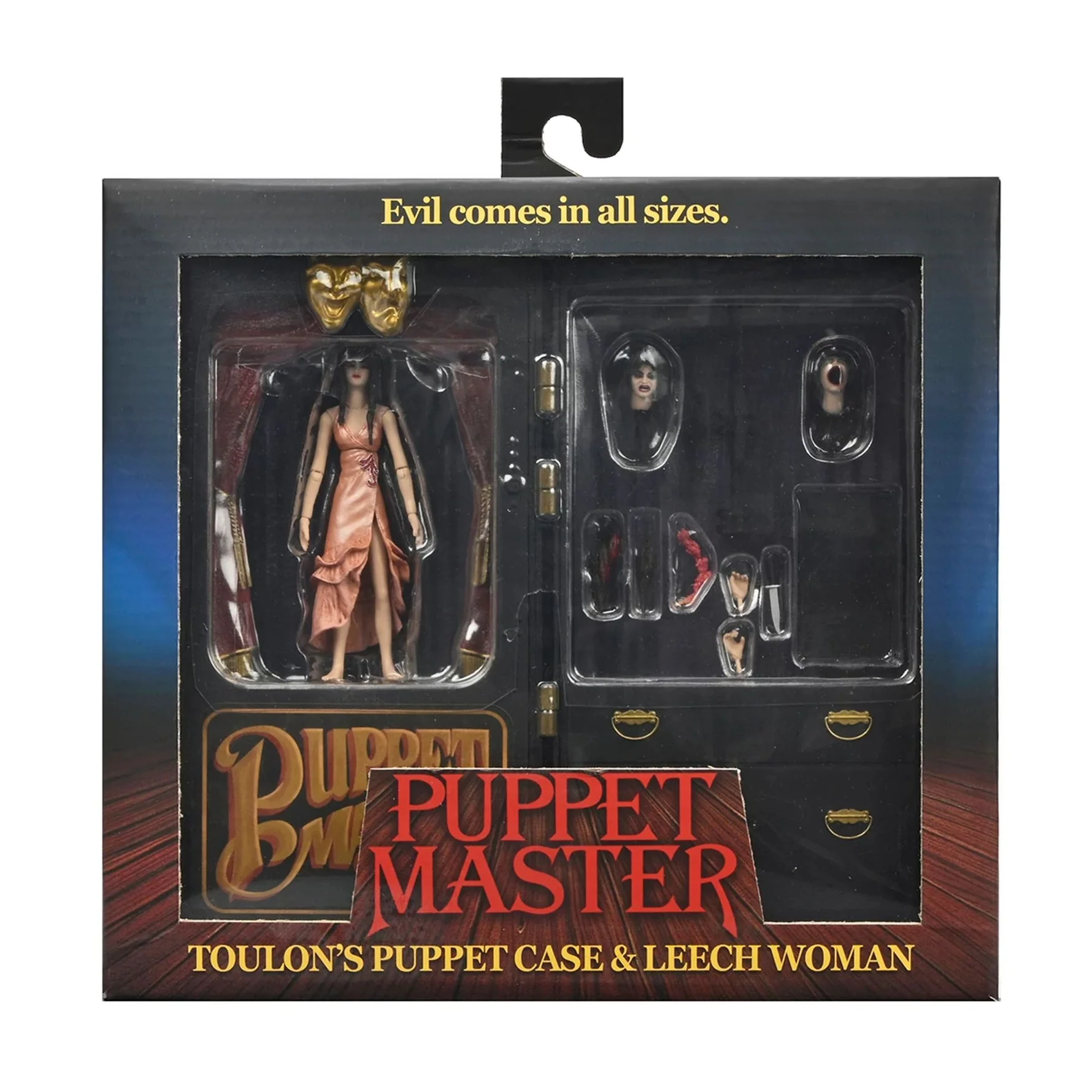 Puppet Master - 7" Scale Action Figure - Leech Woman And Toulon's Puppet Case 2