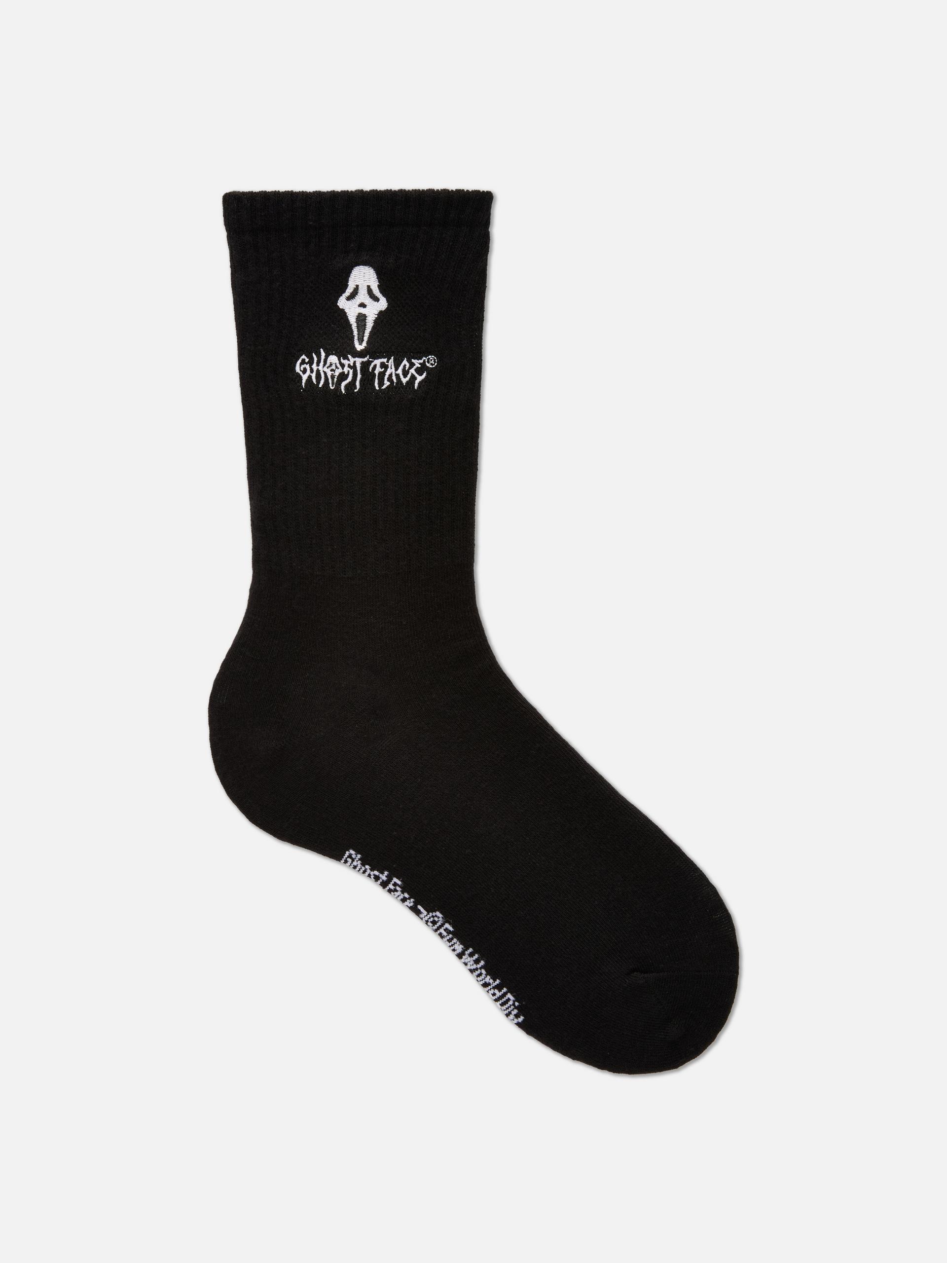 Chaussettes Brodées Scream
