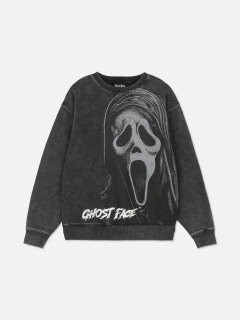 Scream Ghost Face Graphic Sweatshirt